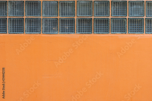 Orange street wall texture