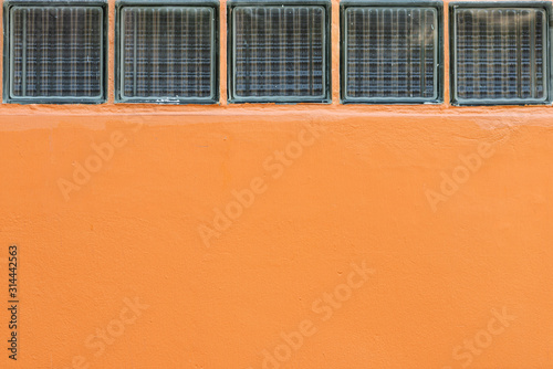 Orange street wall texture