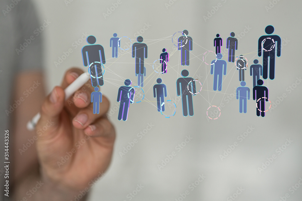 group of businessperson. Global business network concept group of businessperson. Global business network concept
