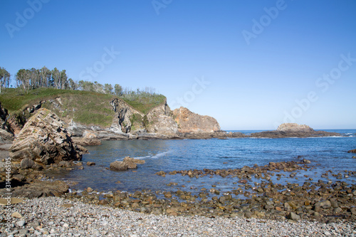 Bay at Pormenande Beach; Asturias