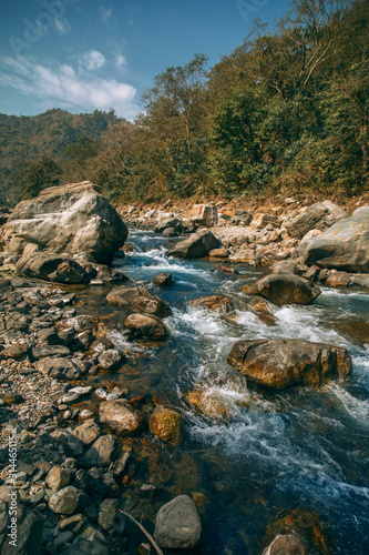 Fast river in the Indian mountains