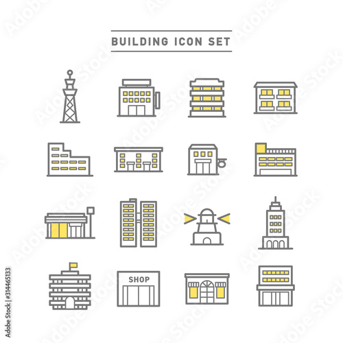 BUILDING ICON SET