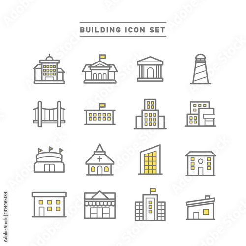 BUILDING ICON SET