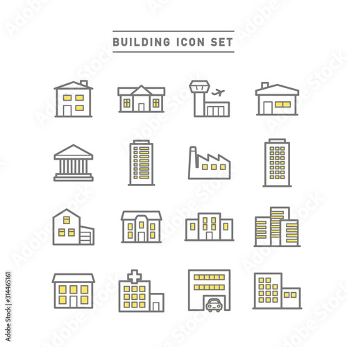 BUILDING ICON SET