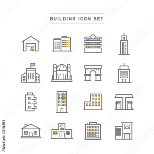 BUILDING ICON SET