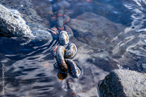 Chain in water