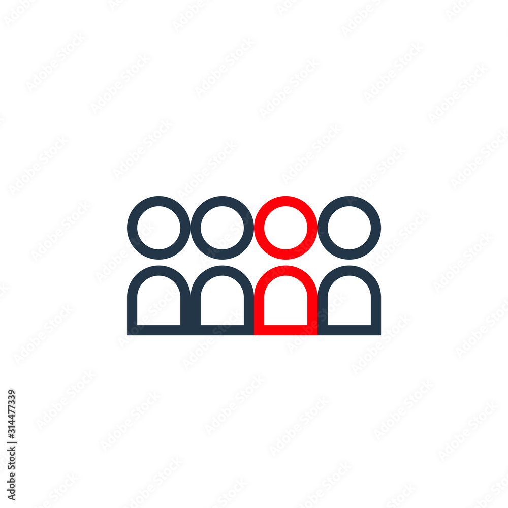 Manpower cost reduction icon. Clipart image isolated on white background Manpower cost reduction icon. Clipart image isolated on white background