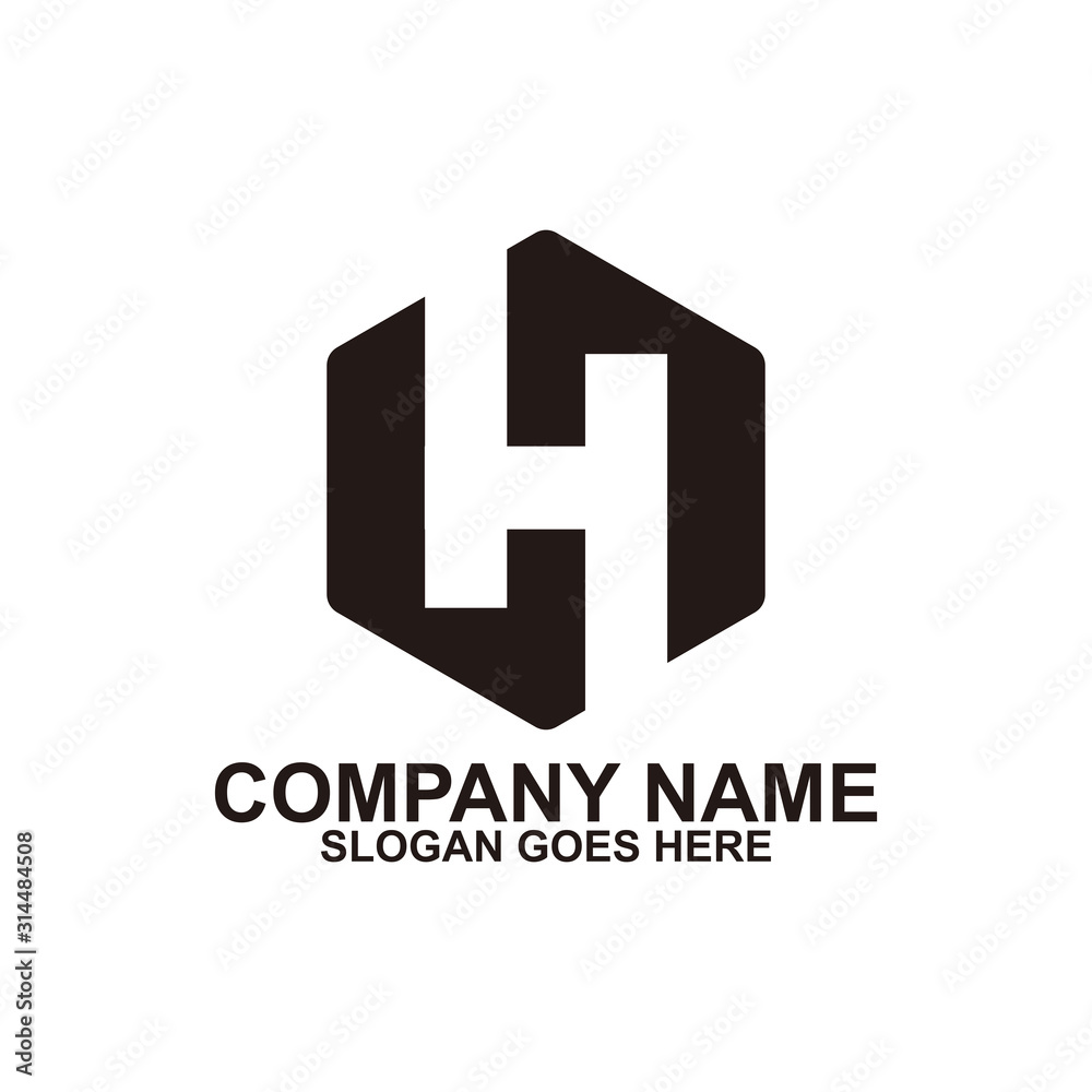Hexagon H Letter Icon Vector Logo Template Hexagon H Letter Icon Vector Logo Template
