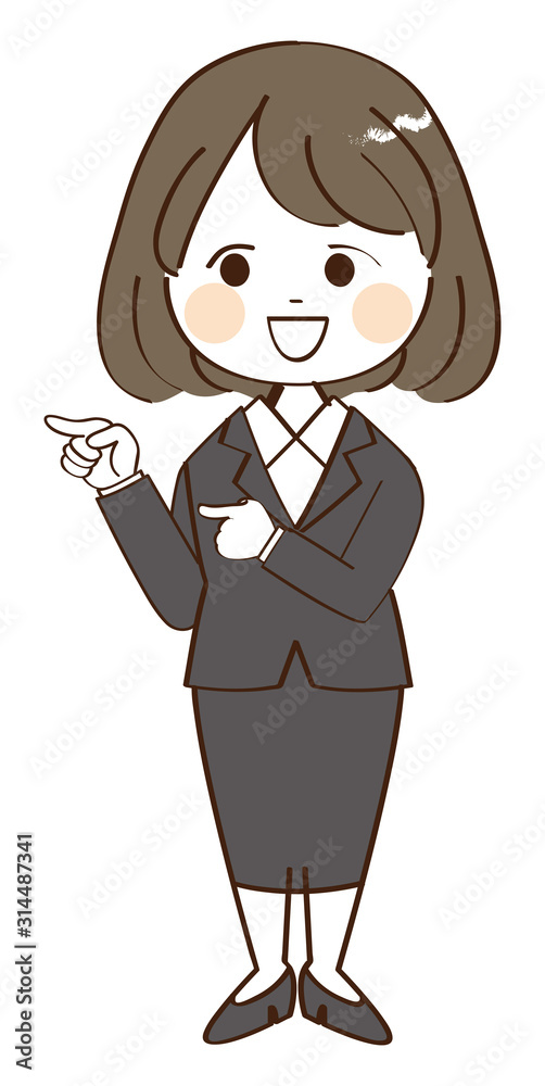 女性スーツ、説明