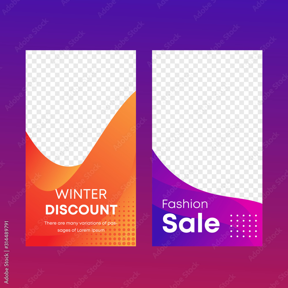 Naklejka premium Special sale offer social media banner
