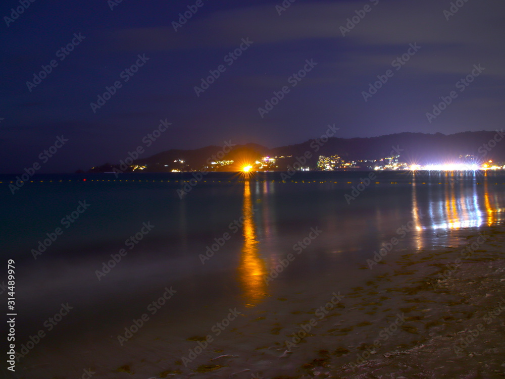 Patong Beach at Night