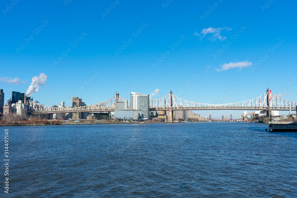 Queensboro Bridge over the East River in New York City