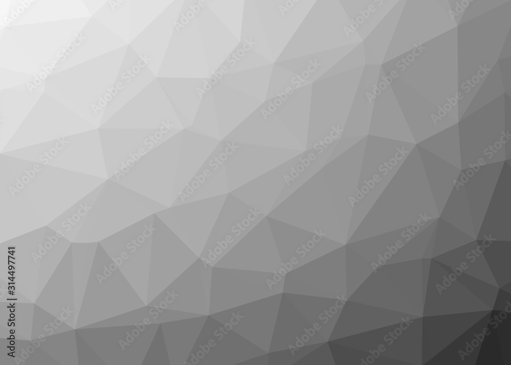 Abstract Trianglify gradient Generative Art background illustration