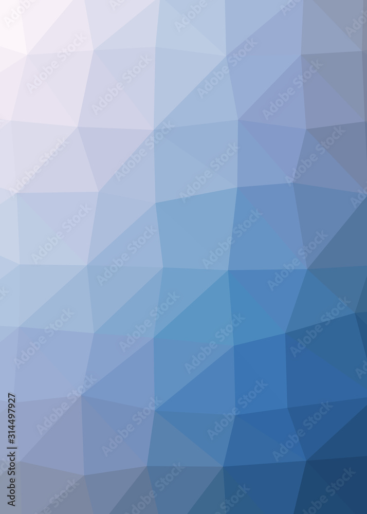 Obraz premium Abstract Trianglify gradient Generative Art background illustration