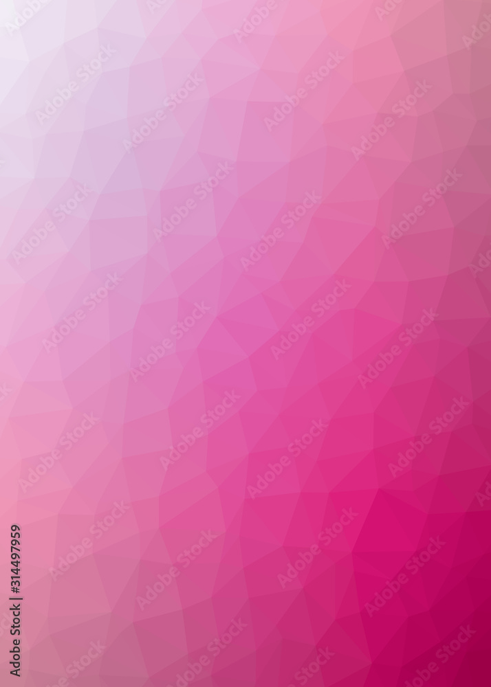 Fototapeta premium Abstract Trianglify gradient Generative Art background illustration