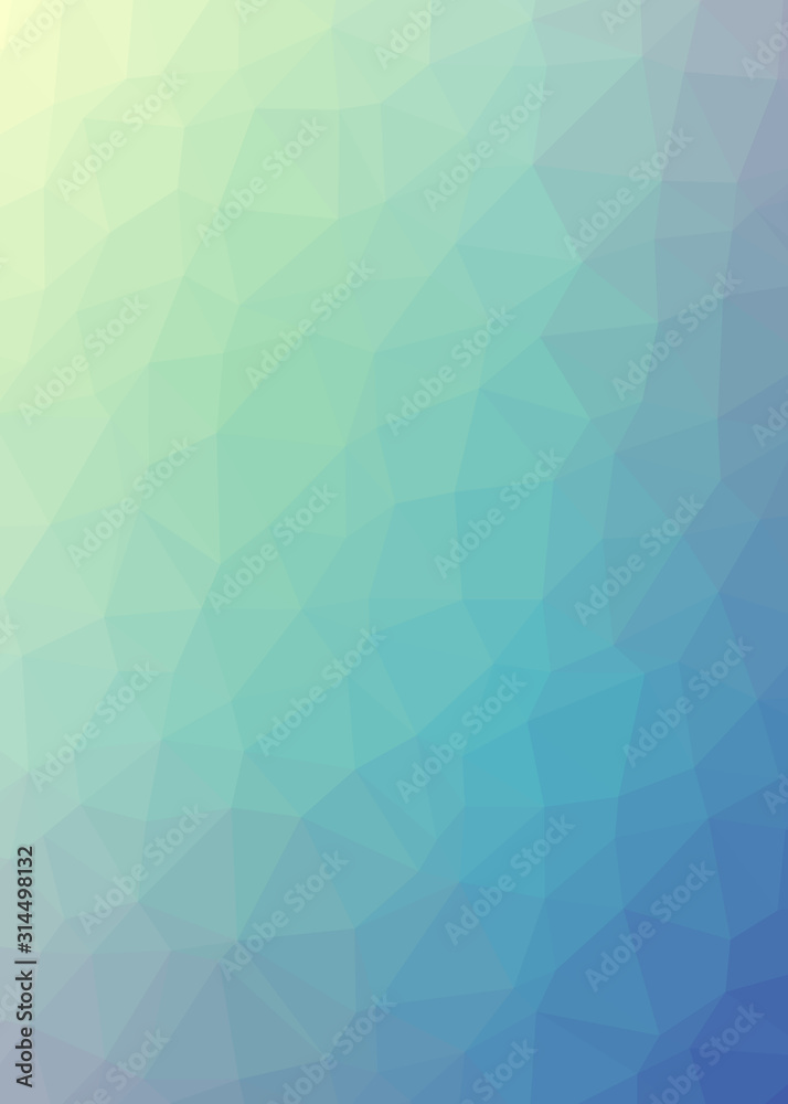Obraz premium Abstract Trianglify gradient Generative Art background illustration