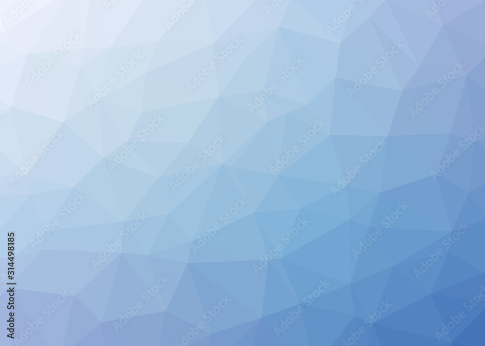 Fototapeta premium Abstract Trianglify gradient Generative Art background illustration