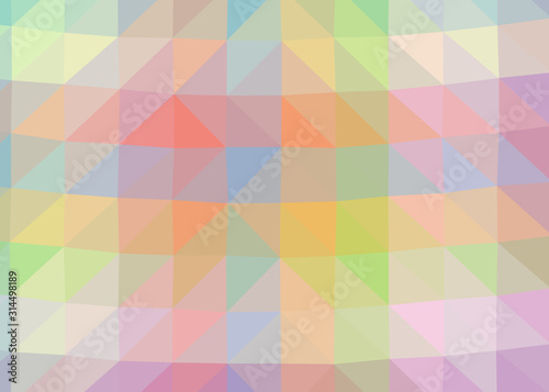 Abstract Trianglify gradient Generative Art background illustration