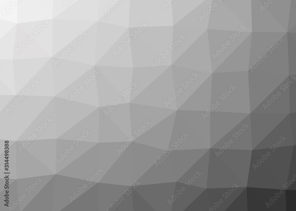 Obraz premium Abstract Trianglify gradient Generative Art background illustration