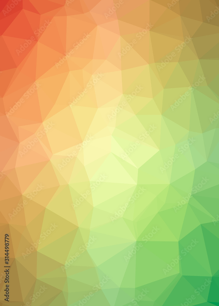 Obraz premium Abstract Trianglify gradient Generative Art background illustration
