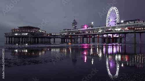 bridge at night