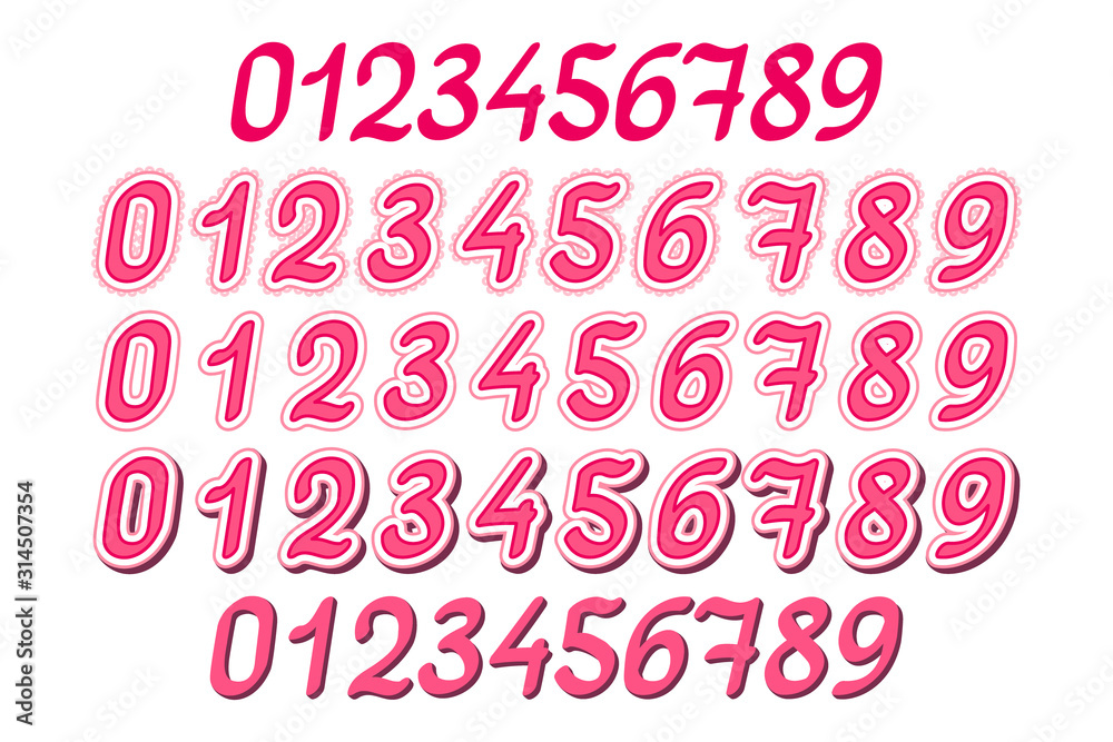 vector Latin number clip arts vector Latin number clip arts