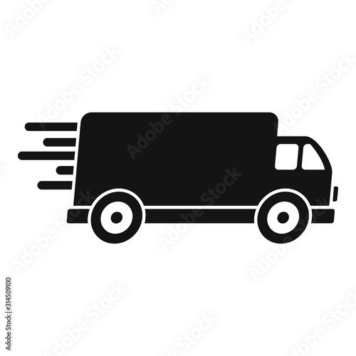 Express food delivery icon. Simple illustration of express food delivery vector icon for web design isolated on white background