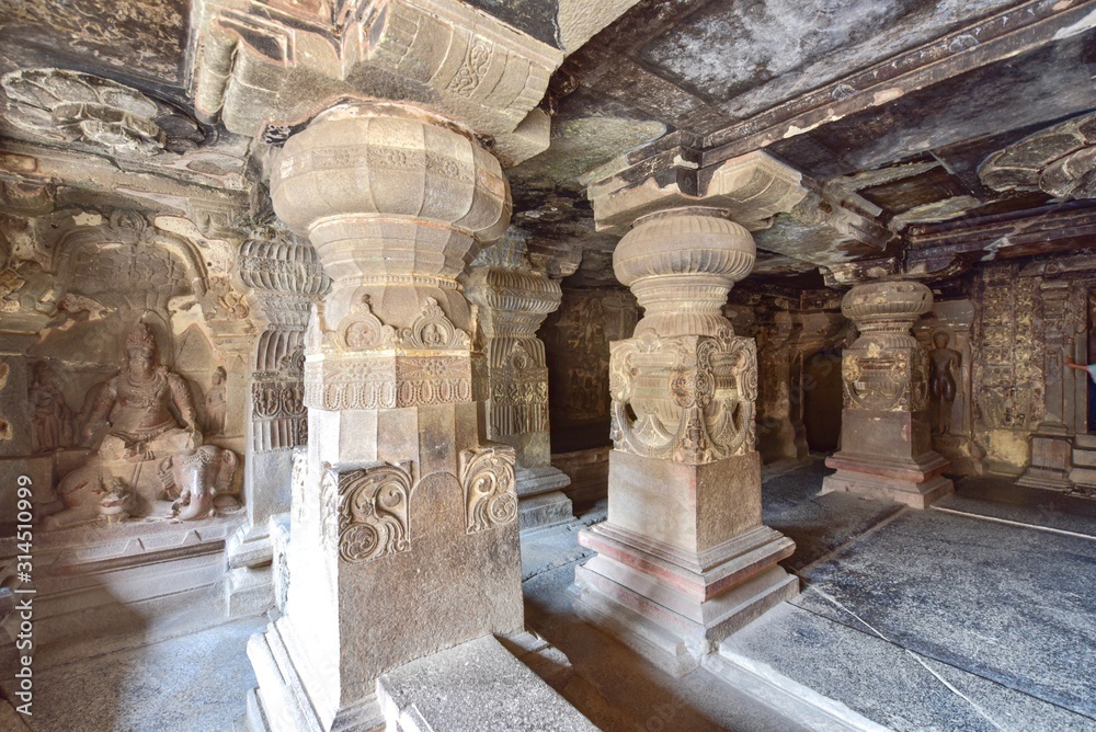 Jain Architectue of Indra Sabha at Ellora Caves Jain Architectue of Indra Sabha at Ellora Caves