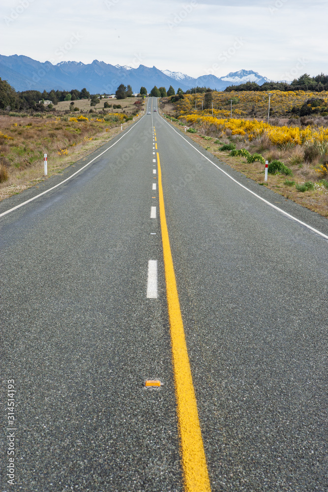 Milford Souns Highway. Te Anau. New Zealand