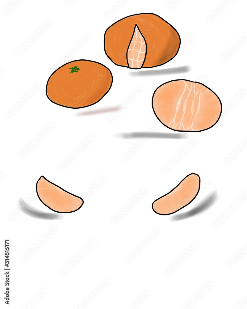 delicious tangerine lies on the table delicious tangerine lies on the table