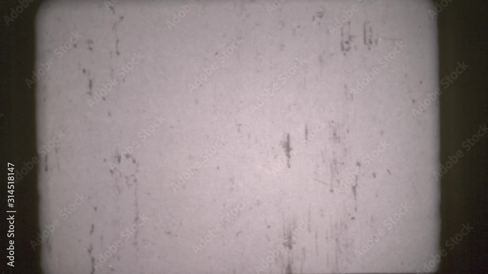 Vintage grunge video with dust grain texture overlay effects for film with space for text or image