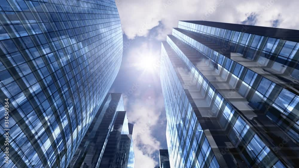 skyscrapers in the city