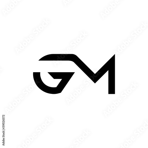 Free Download Initial GM Letter Linked Logo. GM letter Type Logo Design vector Template. Abstract Letter GM logo Design - GFXLoad