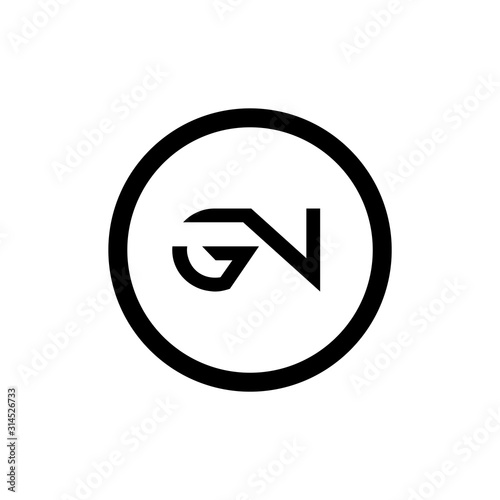 Free Download Initial GN Letter Linked Logo. GN letter Type Logo Design vector Template. Abstract Letter GN logo Design - GFXLoad