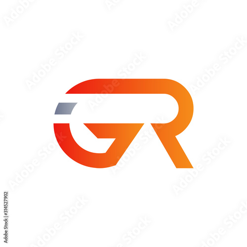 Free Download Initial GR Letter Linked Logo. GR letter Type Logo Design vector Template. Abstract Letter GR logo Design - GFXLoad