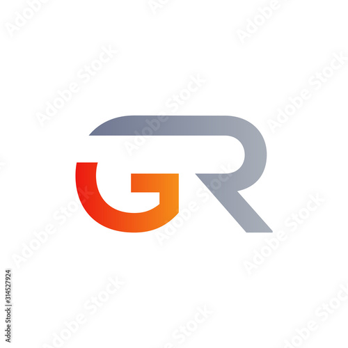 Free Download Initial GR Letter Linked Logo. GR letter Type Logo Design vector Template. Abstract Letter GR logo Design - GFXLoad