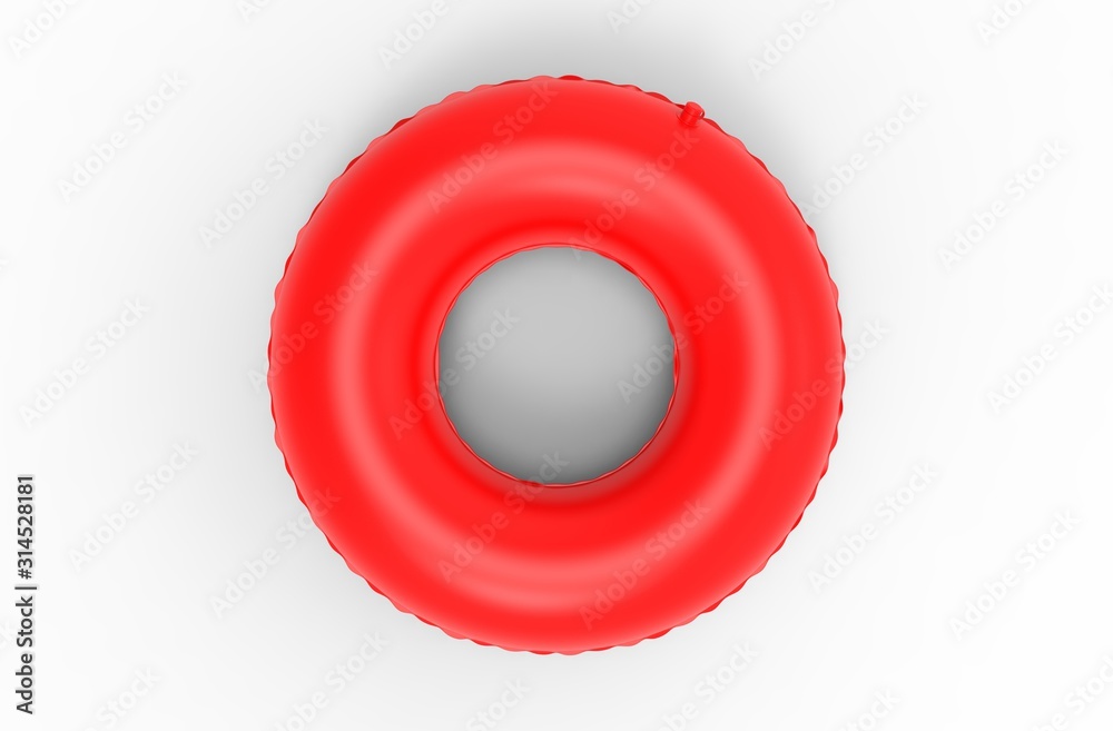 Adult Kids Swimming Ring Inflatable Pool Float Circular Tube For Branding. 3d render illustration. Adult Kids Swimming Ring Inflatable Pool Float Circular Tube For Branding. 3d render illustration.
