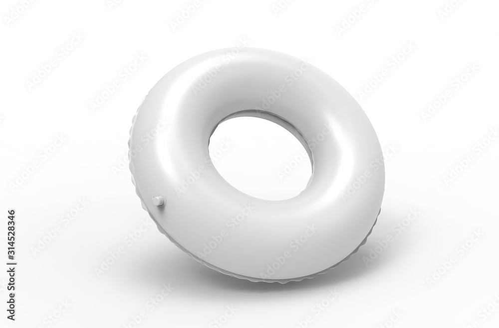 Adult Kids Swimming Ring Inflatable Pool Float Circular Tube For Branding. 3d render illustration. Adult Kids Swimming Ring Inflatable Pool Float Circular Tube For Branding. 3d render illustration.