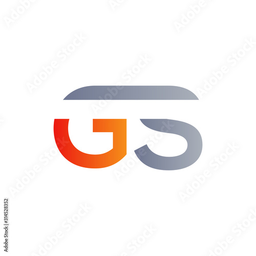 Free Download Initial GS Letter Linked Logo. GS letter Type Logo Design vector Template. Abstract Letter GS logo Design - GFXLoad