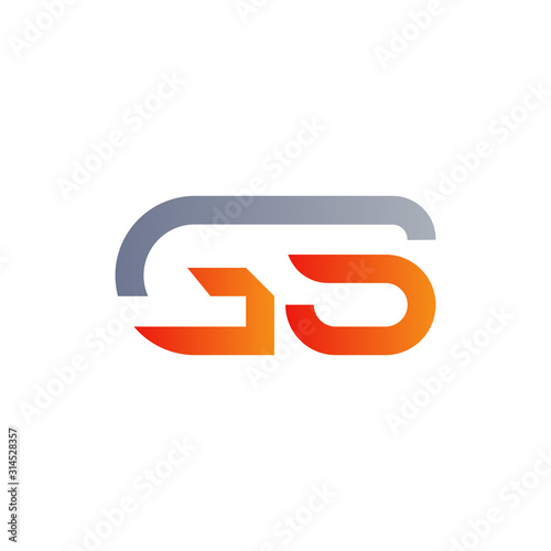 Free Download Initial GS Letter Linked Logo. GS letter Type Logo Design vector Template. Abstract Letter GS logo Design - GFXLoad