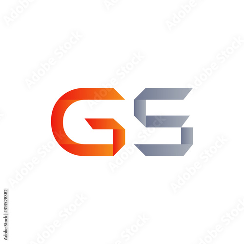 Free Download Initial GS Letter Linked Logo. GS letter Type Logo Design vector Template. Abstract Letter GS logo Design - GFXLoad