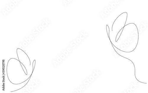 Butterfly animal background vector illustration