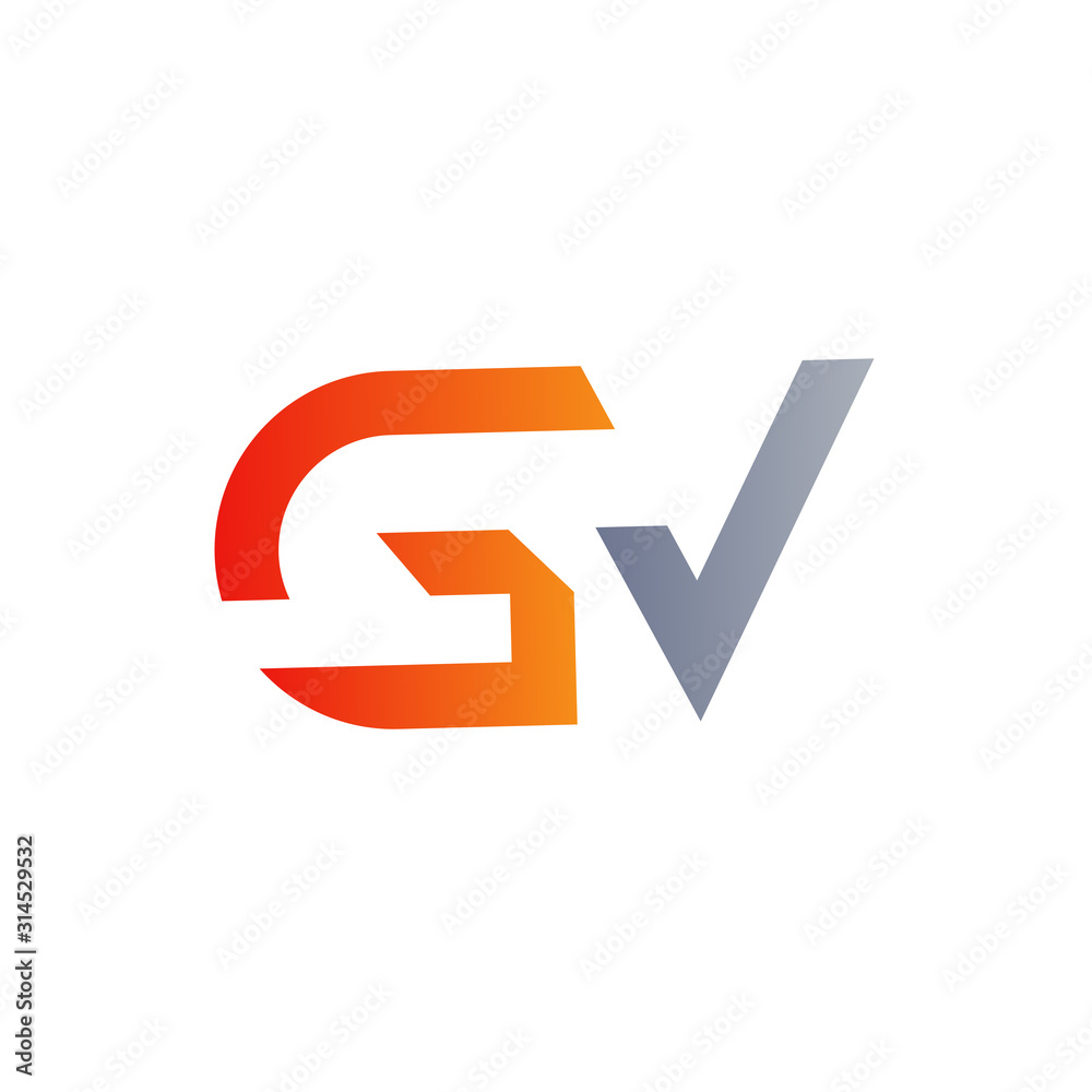 letter gv logo | S logo design, G logo design, Gold logo design