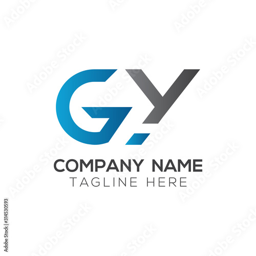 Free Download Initial GY Letter Linked Logo. GY letter Type Logo Design vector Template. Abstract Letter GY logo Design - GFXLoad