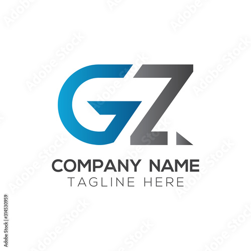 Free Download Initial GZ Letter Linked Logo. GZ letter Type Logo Design vector Template. Abstract Letter GZ logo Design - GFXLoad
