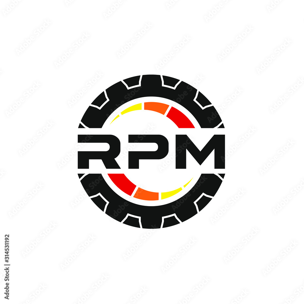 Speed, Speedometer & RPM Logo. Icon & Symbol Vector Illustration Speed, Speedometer & RPM Logo. Icon & Symbol Vector Illustration