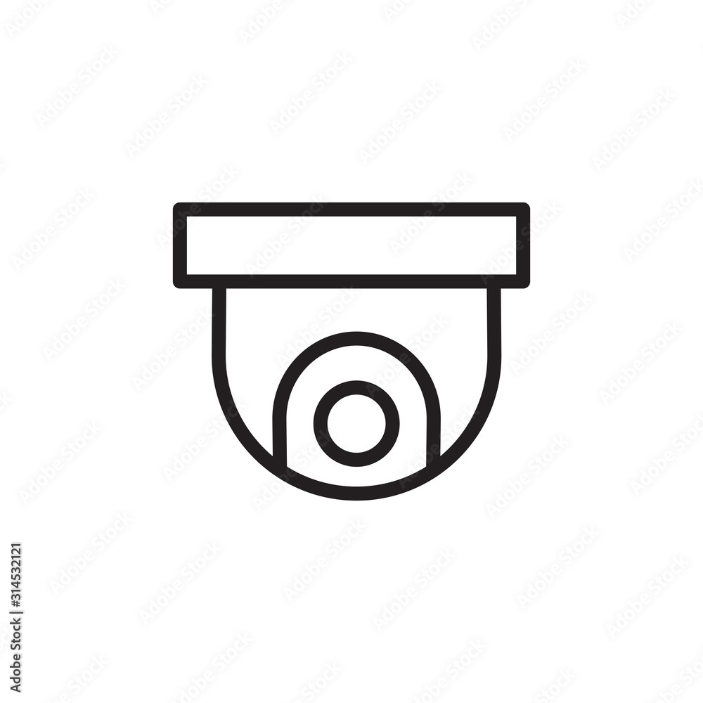 Surveillance camera icon vector design Surveillance camera icon vector design