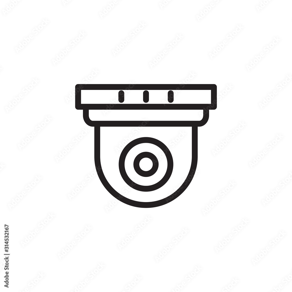 Surveillance camera icon vector design Surveillance camera icon vector design