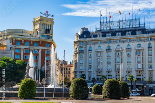 Downtown of Madrid, Spain photo