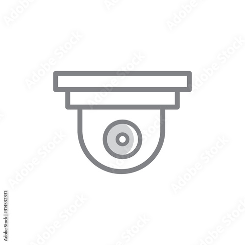 Surveillance camera icon vector design